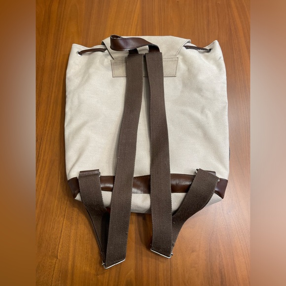 Pepsi vintage beige canvas backpack - Picture 5 of 6